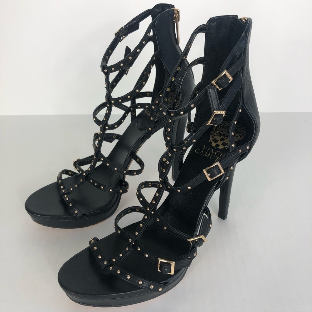 Vince Camuto Revelli Studded Heels 7.5M - Picture 7 of 14